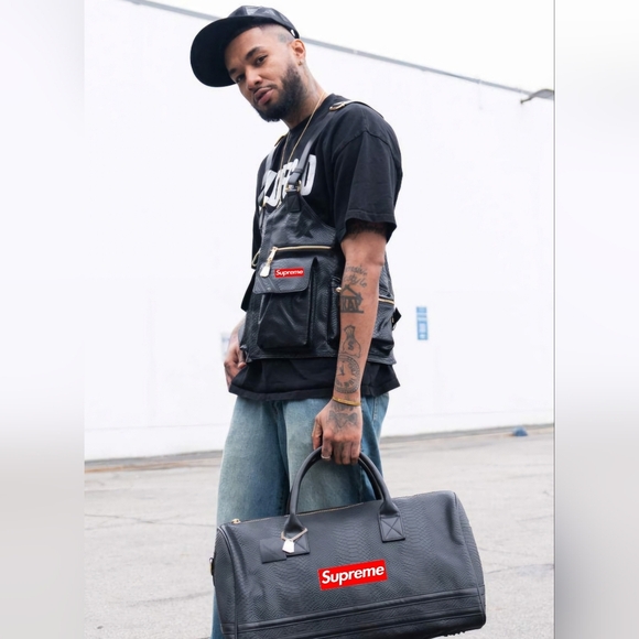 High Quality Custom Supreme Chest Rig/ Vest. Brand New 100% Genuine Leather - Picture 3 of 9